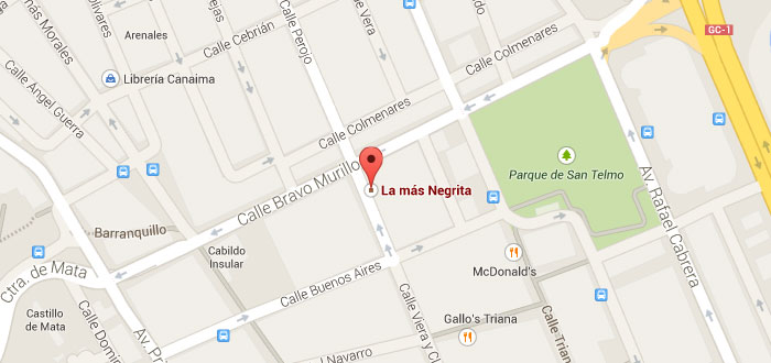 la-mas-negrita-gran-canaria-hostelclub-fripozo-mapa
