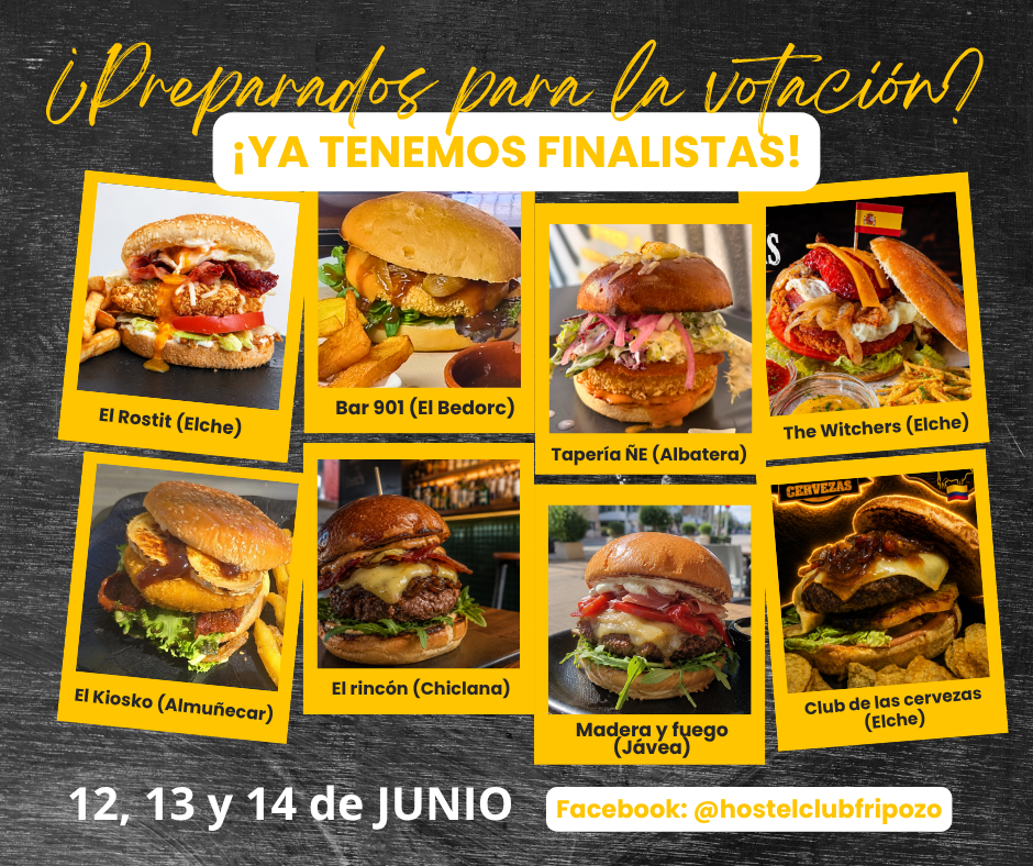 Imagen de las hamburguesas finalistas del Mundial Fripozo 2026