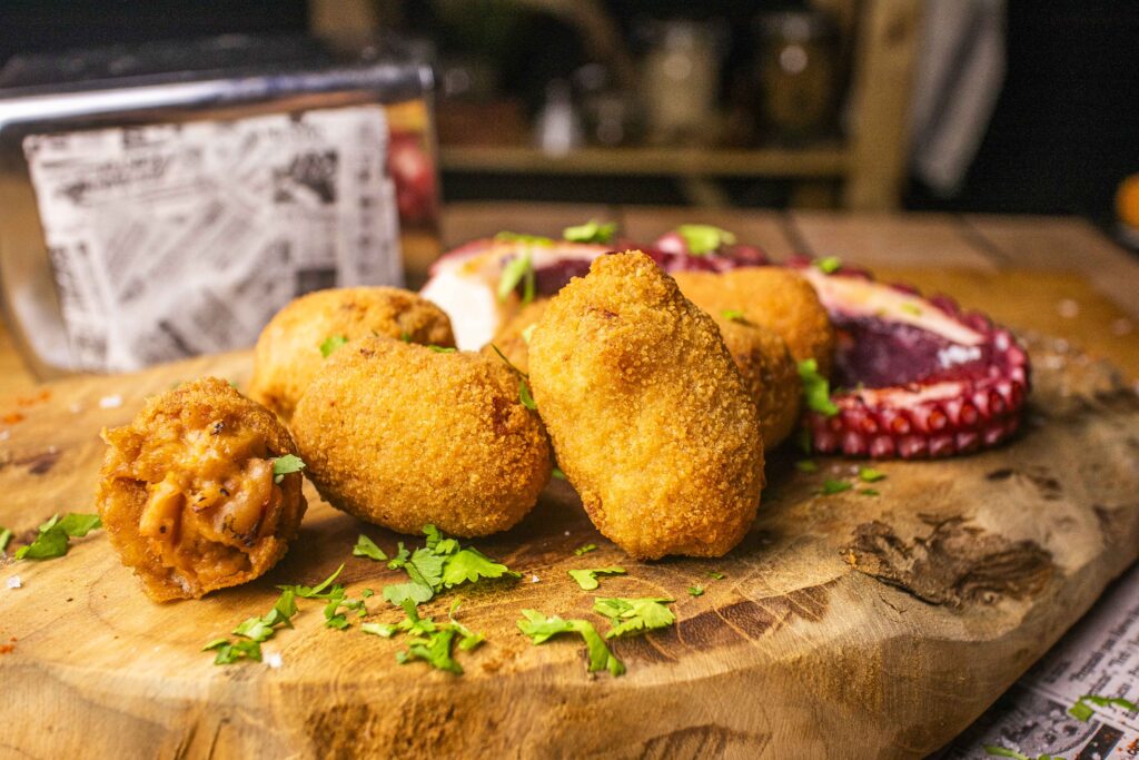 croqueta de pulpo a feira