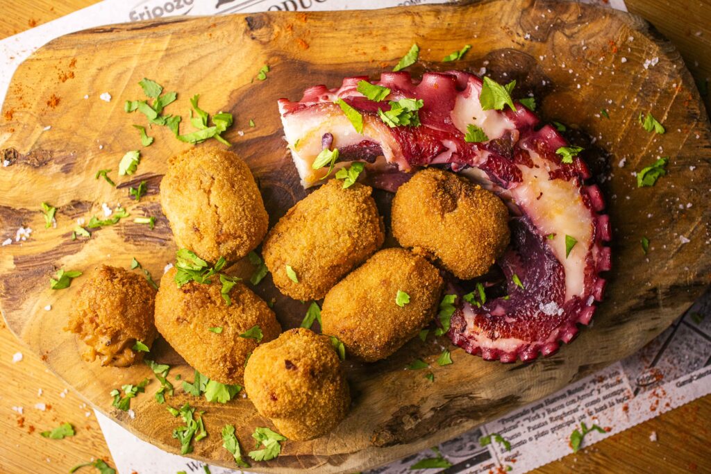 croqueta de pulpo a feira