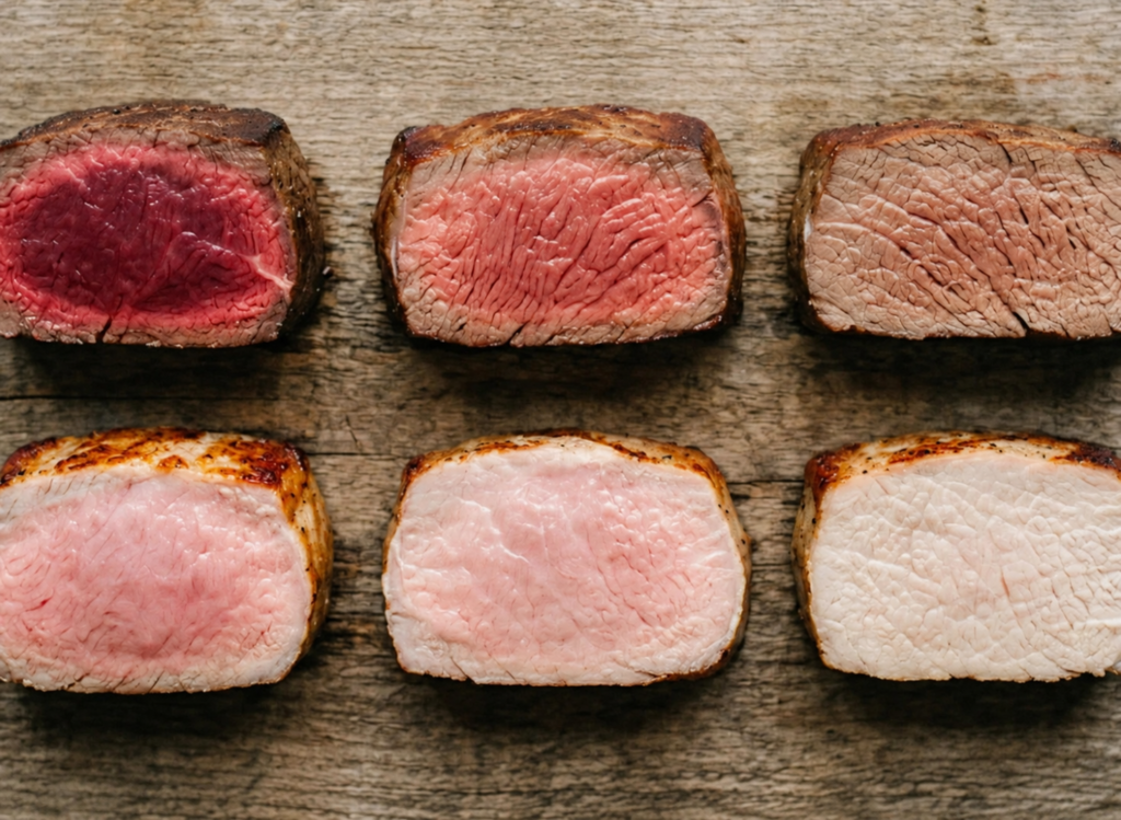 cómo acertar el punto de la carne